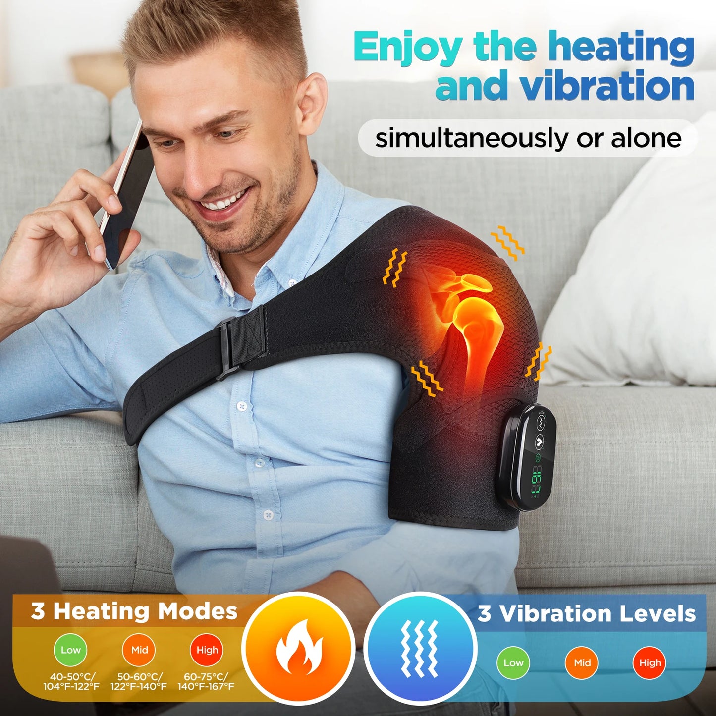 TotalRelaxer Heated Shoulder Massager